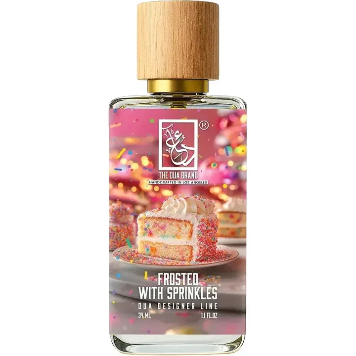 The Dua Brand Frosted with Sprinkles perfume bottle