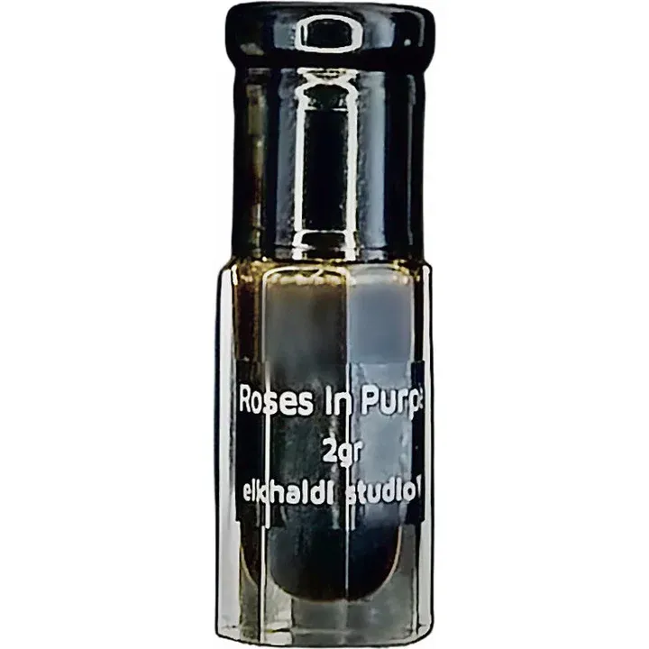 elkhaldi Roses in Purple perfume bottle
