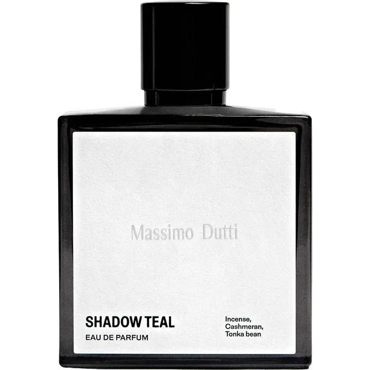 Massimo Dutti Shadow Teal perfume bottle