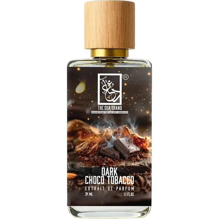 The Dua Brand Dark Choco Tobacco perfume bottle