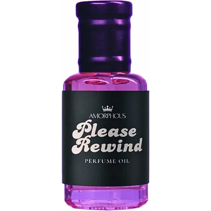 Amorphous Please Rewind perfume bottle