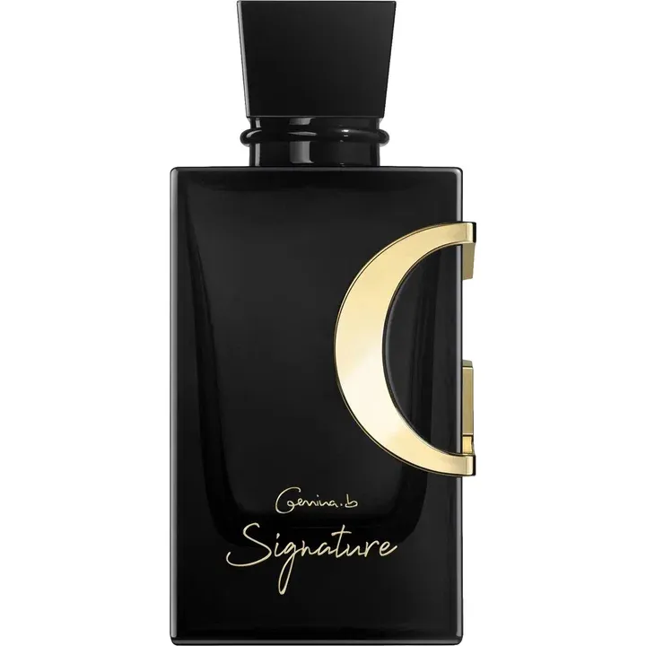 Gemina B. Signature perfume bottle
