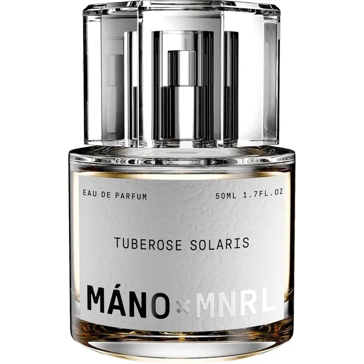 MÁNO × MNRL Tuberose Solaris perfume bottle