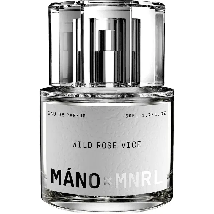 MÁNO × MNRL Wild Rose Vice parfüm şişesi