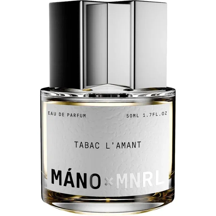 MÁNO × MNRL Tabac L'Amant perfume bottle