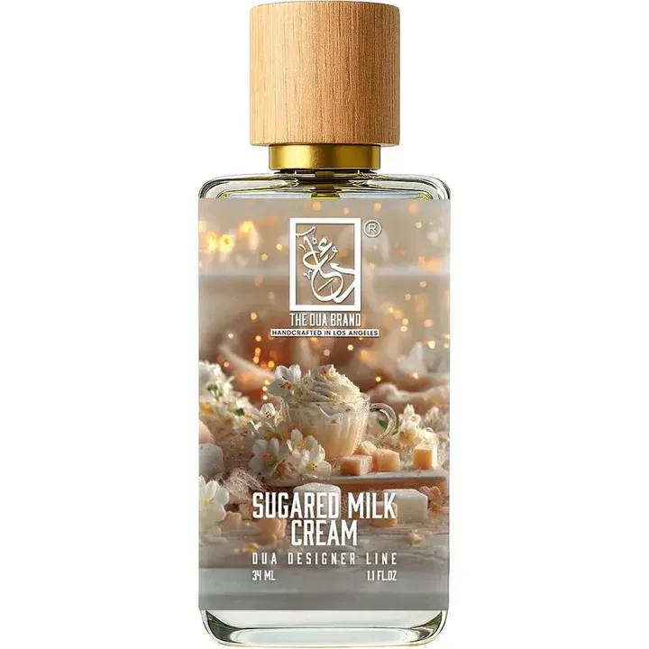 The Dua Brand Sugared Milk Cream perfume bottle