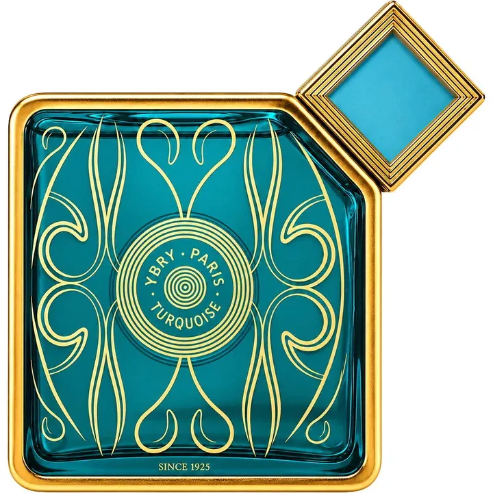 Ybry Turquoise perfume bottle
