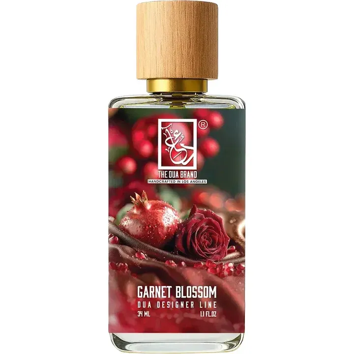 The Dua Brand Garnet Blossom perfume bottle