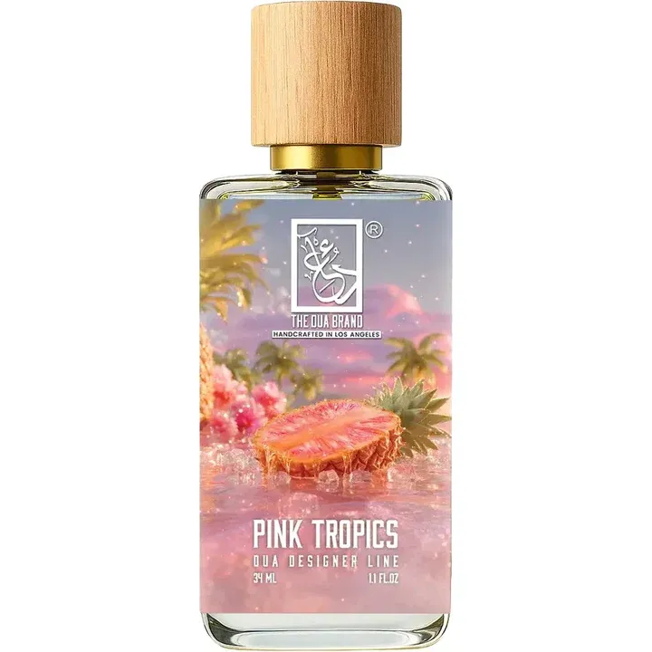 The Dua Brand Pink Tropics perfume bottle
