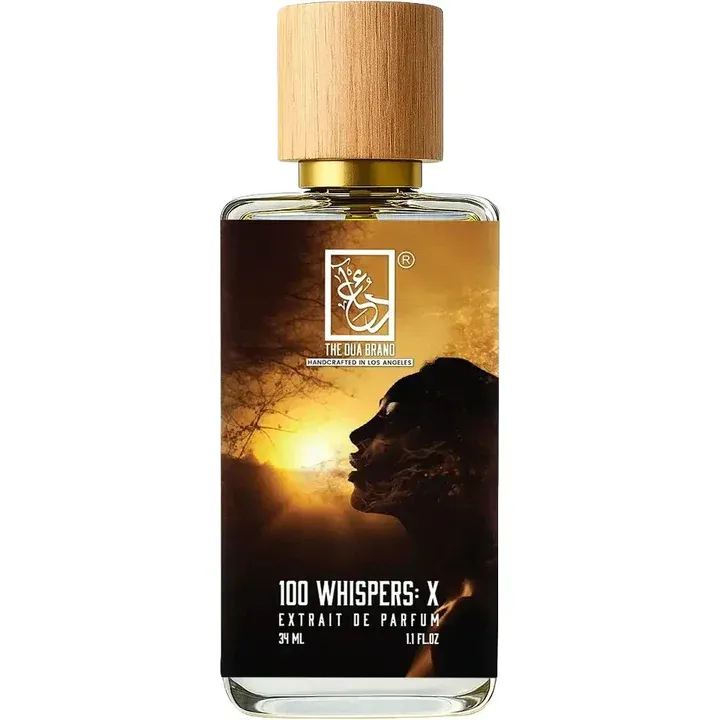 The Dua Brand 100 Whispers: X perfume bottle