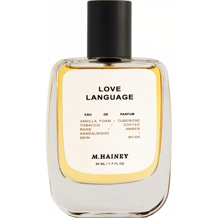 M.Hainey Love Language perfume bottle