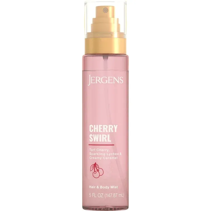 Jergens Cherry Swirl parfüm şişesi