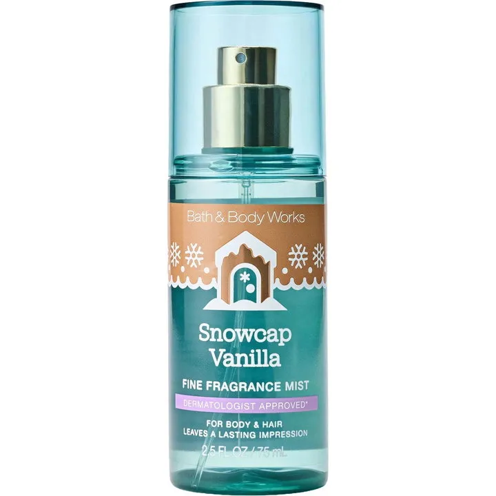 Bath & Body Works Snowcap Vanilla perfume bottle