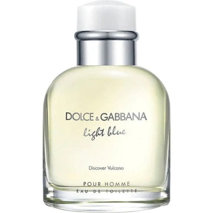 Dolce & Gabbana Light Blue pour Homme Discover Vulcano parfüm şişesi