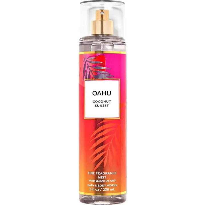 Bath & Body Works Oahu Coconut Sunset (Fragrance Mist) perfume bottle