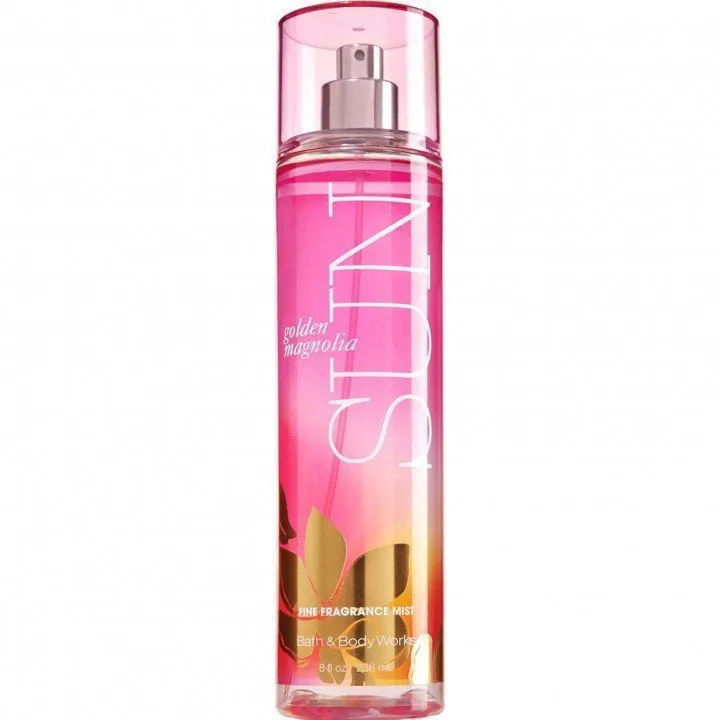 Bath & Body Works Golden Magnolia Sun perfume bottle