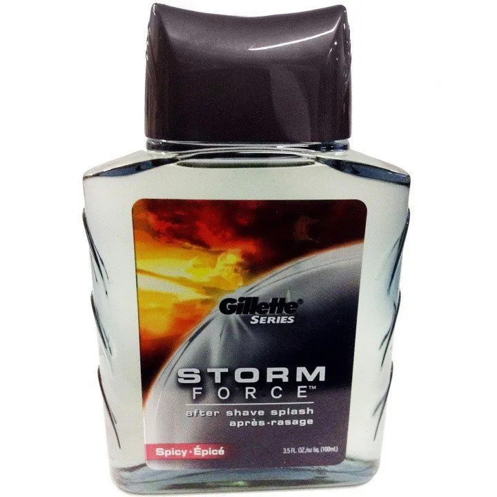 Gillette Storm Force parfüm şişesi