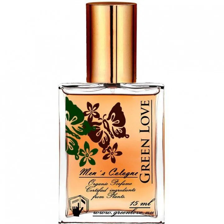 Green Love Men's Cologne parfüm şişesi