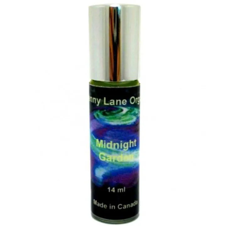 Penny Lane Organics Midnight Garden perfume bottle