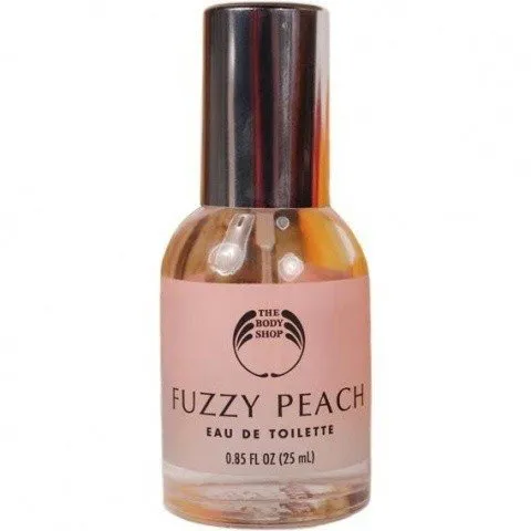 The Body Shop Fuzzy Peach perfume bottle