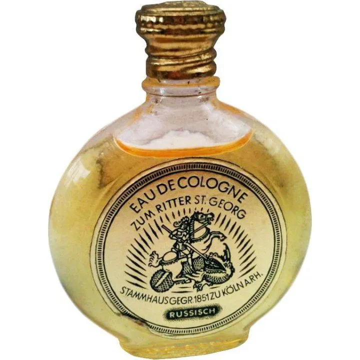 Zum Ritter St. Georg Russisch Eau de Cologne parfüm şişesi