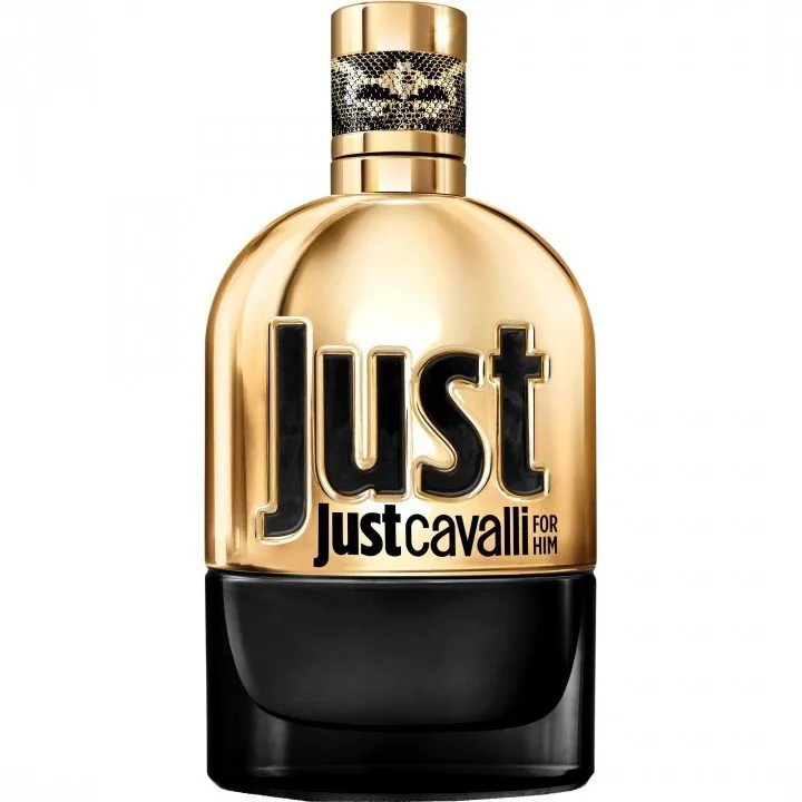 Roberto Cavalli Just Cavalli Gold for Him parfüm şişesi