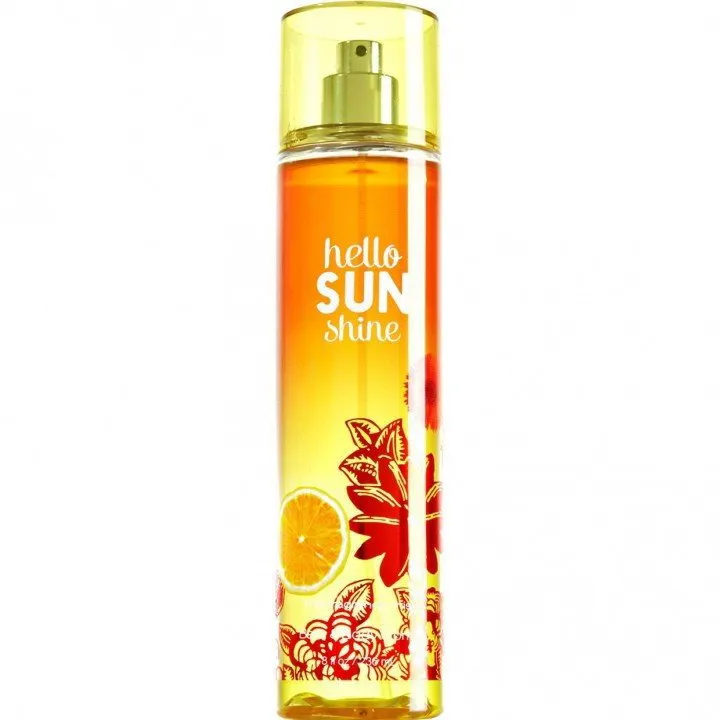 Bath & Body Works Hello Sunshine perfume bottle