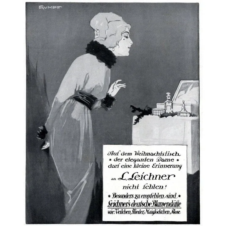 Leichner Flieder parfüm şişesi