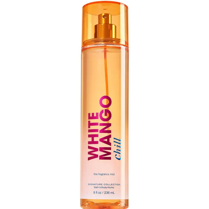 Bath & Body Works White Mango Chill perfume bottle