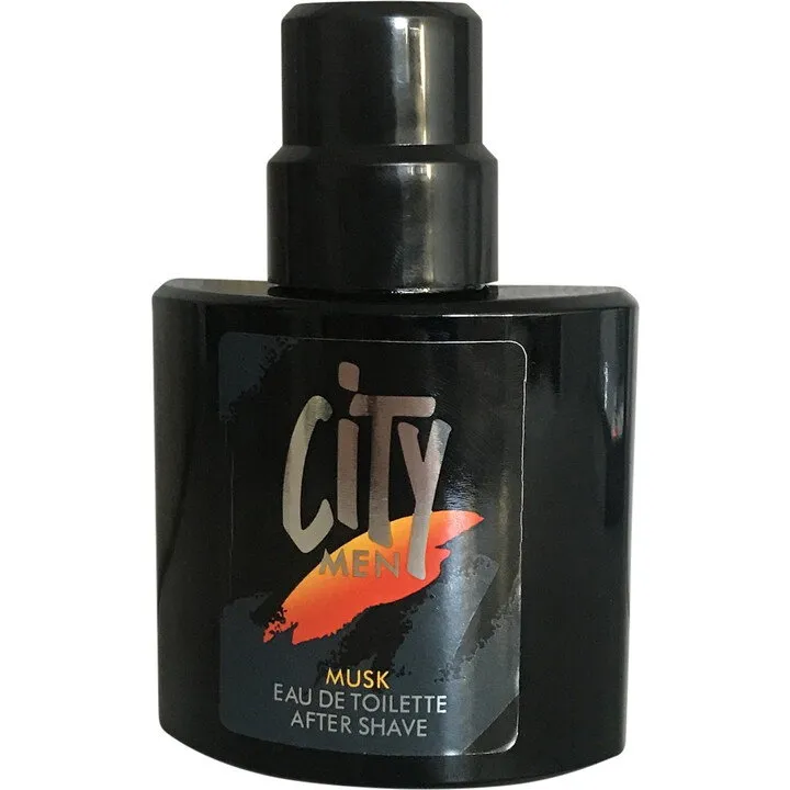 City Men Musk perfume bottle