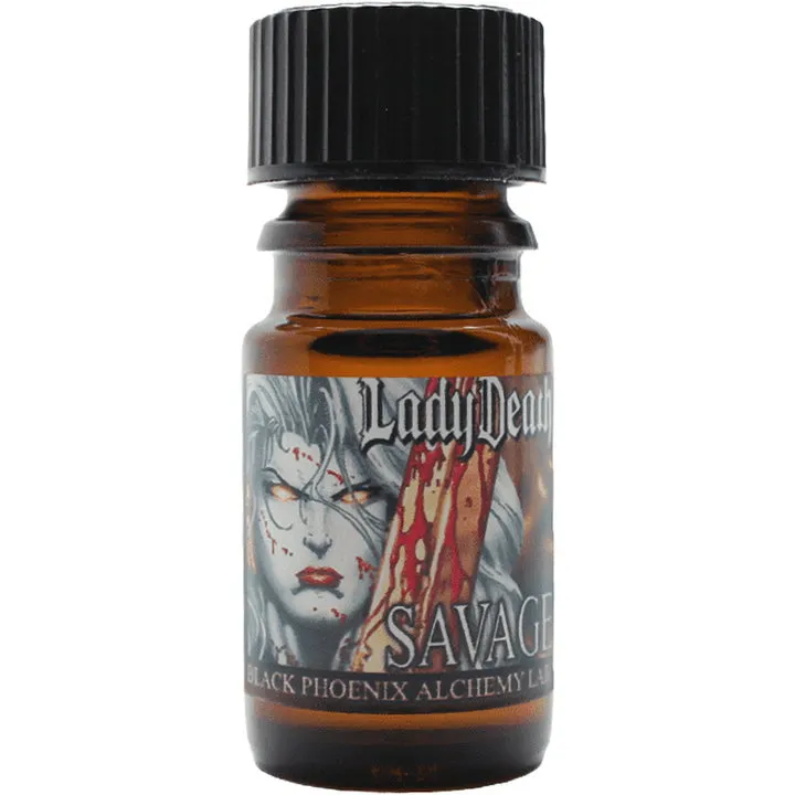 Black Phoenix Alchemy Lab Lady Death Savage parfüm şişesi