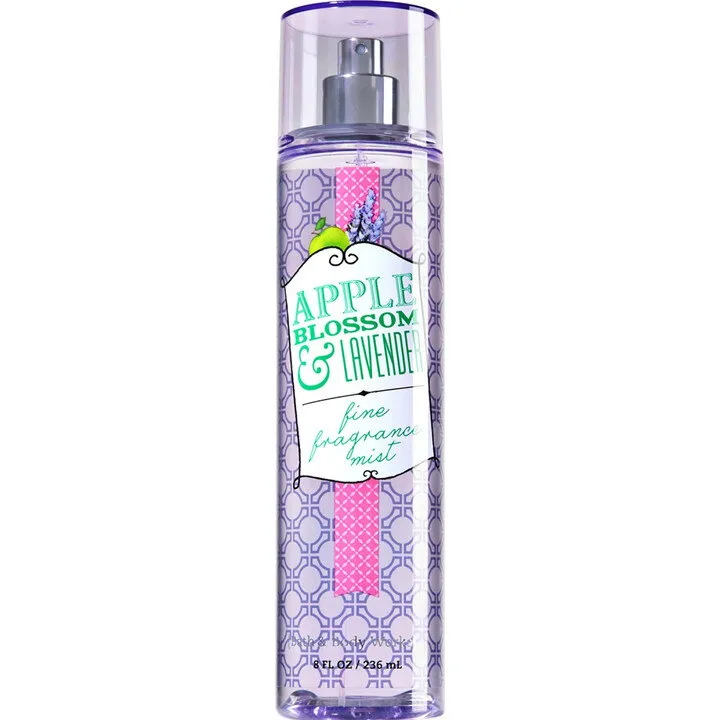 Bath & Body Works Apple Blossom & Lavender perfume bottle