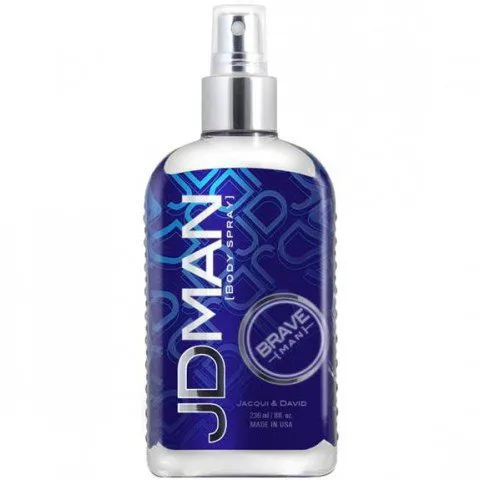 Jacqui & David JDMan - Brave Man perfume bottle
