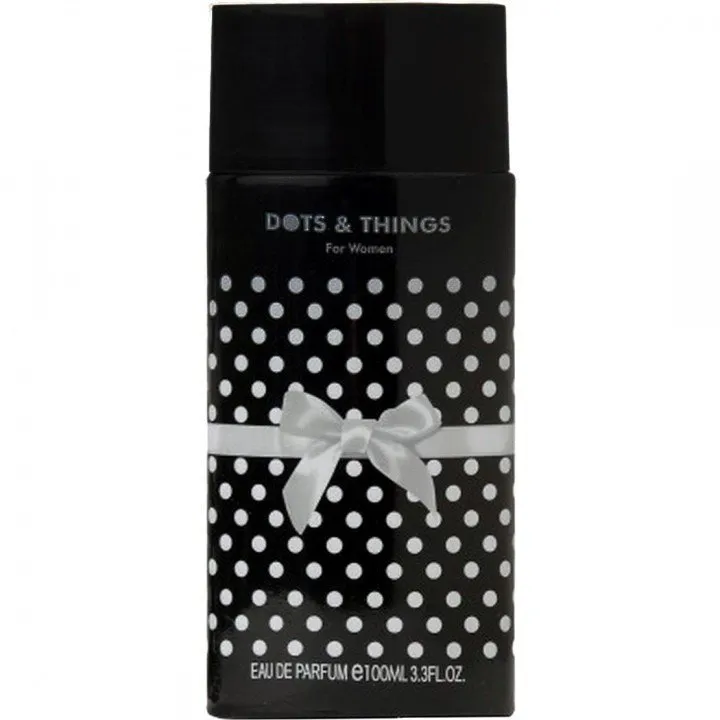 Real Time Dots & Things Black perfume bottle