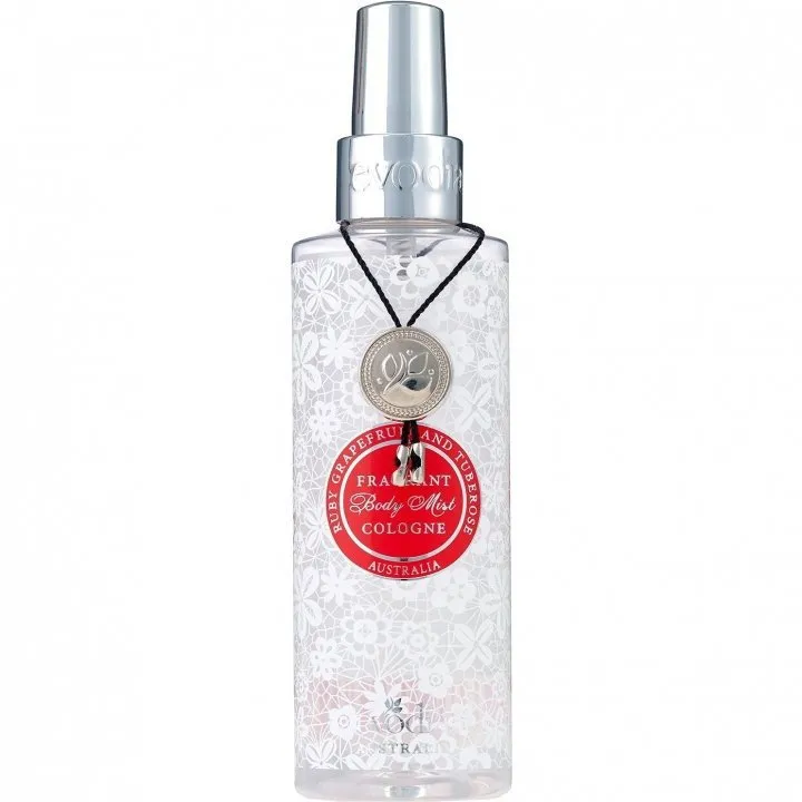 Evodia Ruby Grapefruit and Tuberose perfume bottle