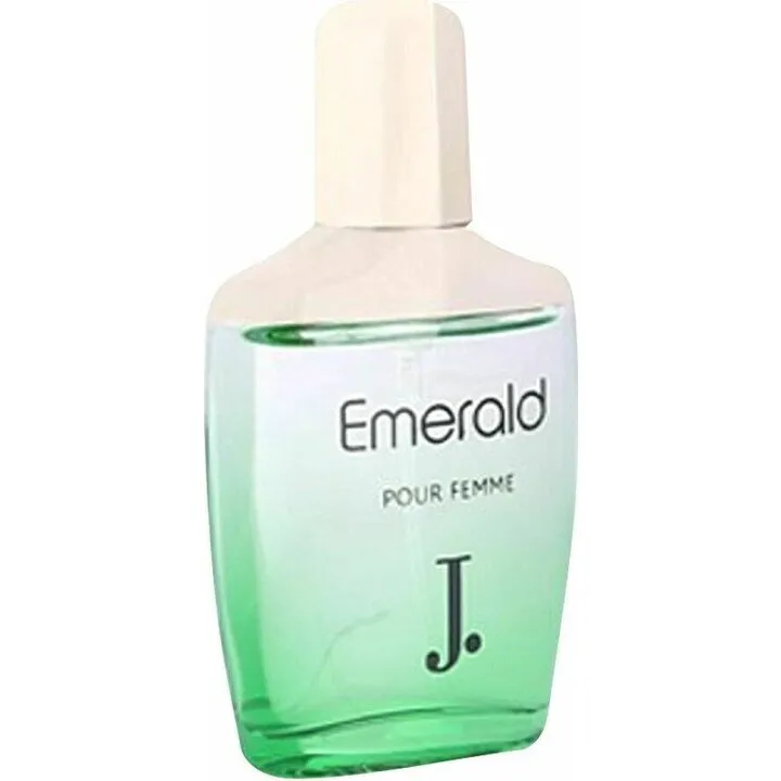 J. Emerald perfume bottle