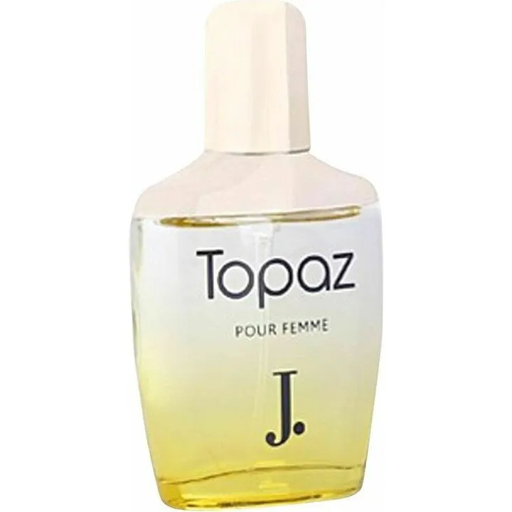 J. Topaz parfüm şişesi