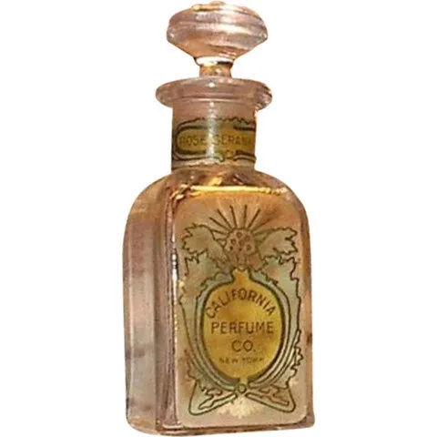 California Perfume Company Rose Geranium parfüm şişesi