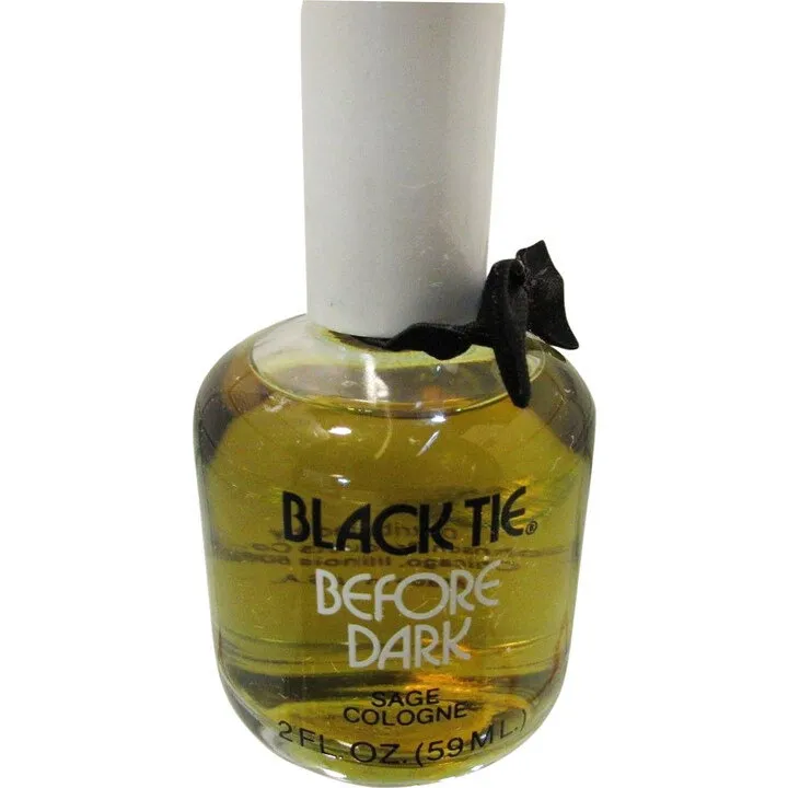Johnson Products Black Tie - Before Dark Sage Cologne perfume bottle