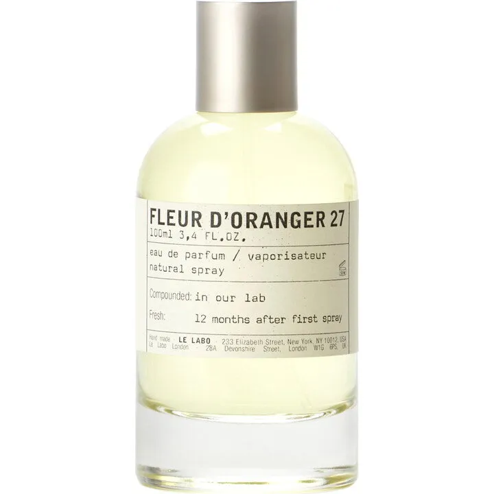 Le Labo Fleur d'Oranger 27 (Eau de Parfum) parfüm şişesi