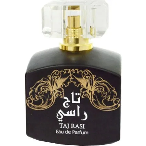 Lattafa Taj Rasi Gold perfume bottle