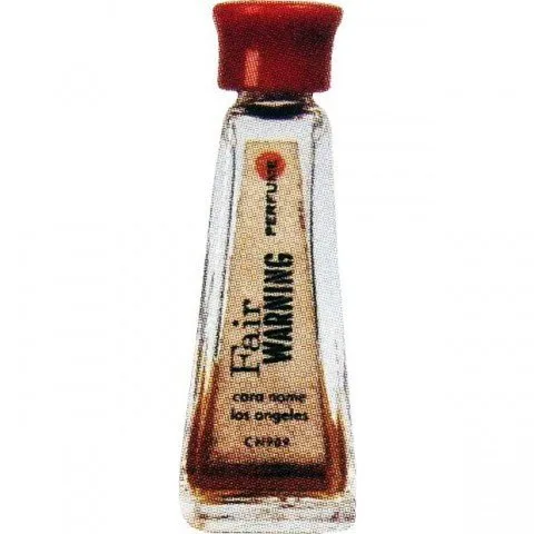 Rexall Drug Company Cara Nome - Fair Warning perfume bottle