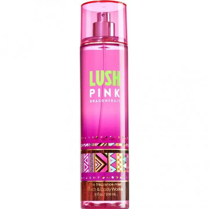Bath & Body Works Lush Pink Dragonfruit perfume bottle