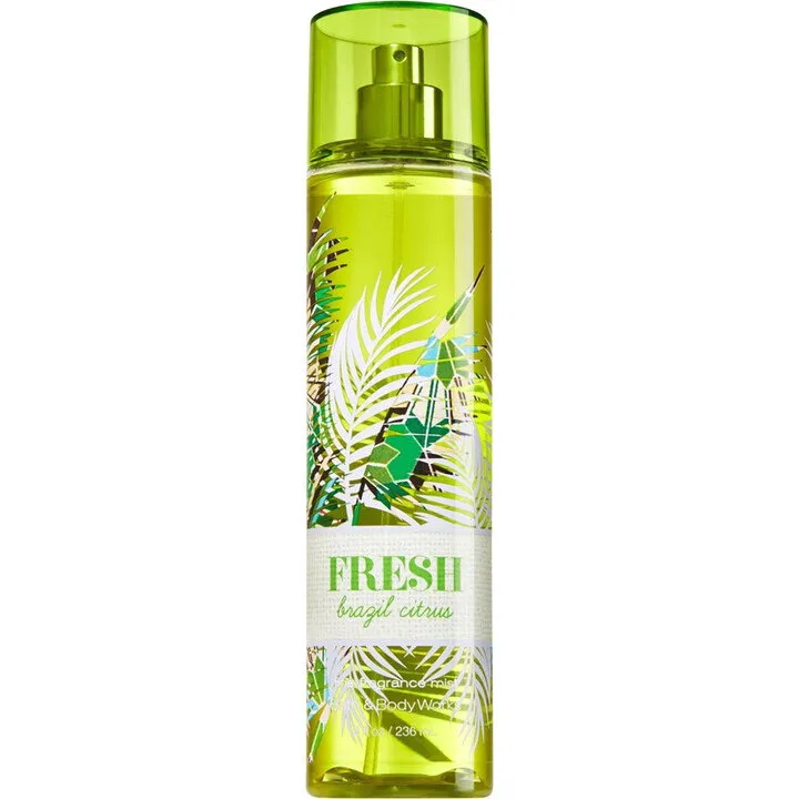 Bath & Body Works Fresh Brazil Citrus perfume bottle