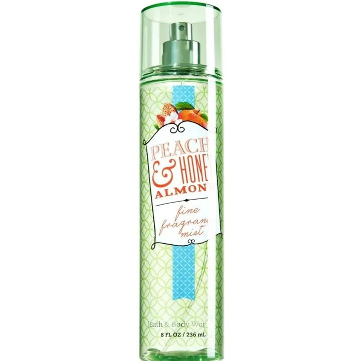 Bath & Body Works Peach & Honey Almond parfüm şişesi