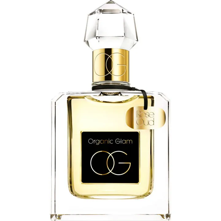 Organic Glam Rose Oud perfume bottle