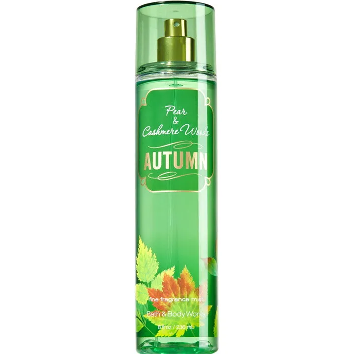 Bath & Body Works Autumn - Pear & Cashmere Woods perfume bottle