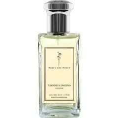 Roses are Roses Tuberose & Gardenia perfume bottle