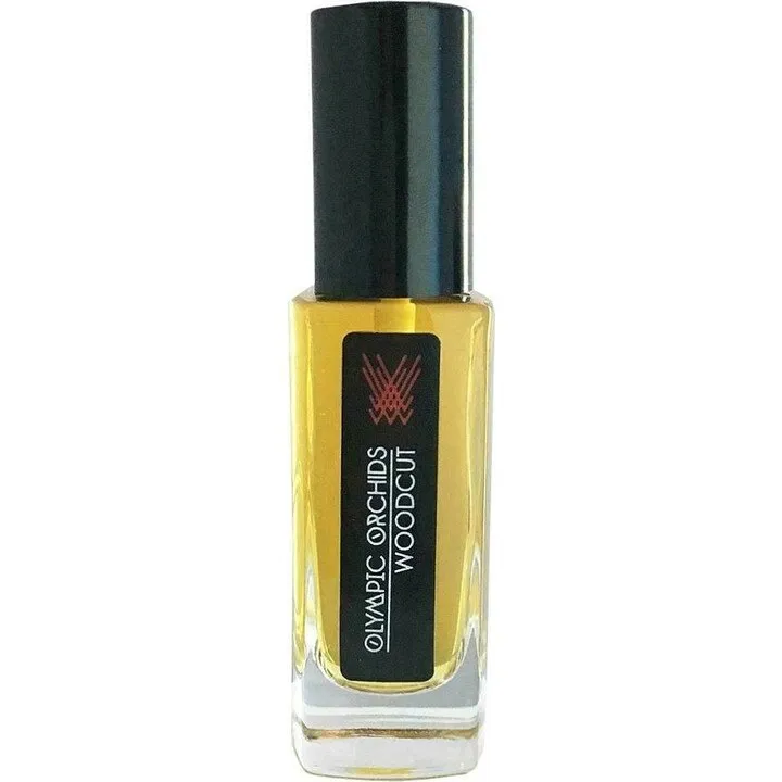 Olympic Orchids Artisan Perfumes Woodcut parfüm şişesi
