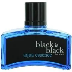 Nu Parfums Black is Black Aqua Essence perfume bottle